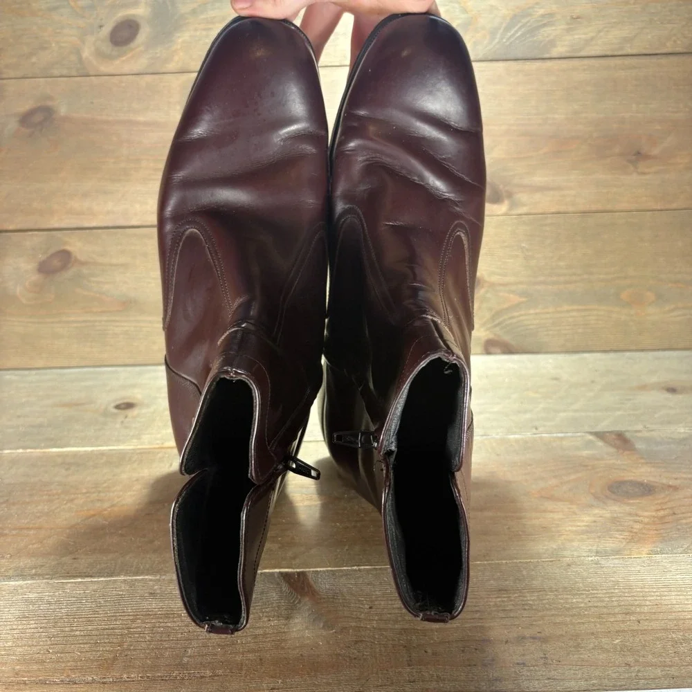 Florsheim Imperial Mens size 9.5 wide EEE shoes brown Leather Dress Boots